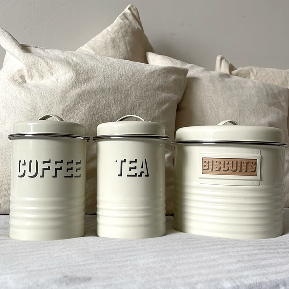 Typhoon Kitchen Vintage Tea Coffee Biscuit Tins Poshmark